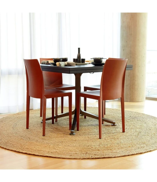 Anji Mountain 6' Round Kerala Natural Jute Rug