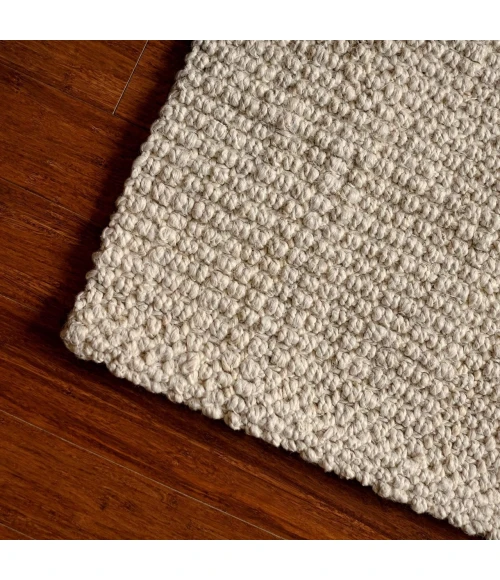Anji Mountain 2'6" x 8' Andes Ivory Jute Rug