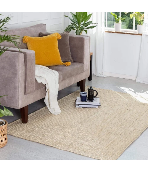 Anji Mountain 4' x 6' Kerala Ivory Jute Rug