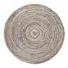 Anji Mountain Anji Mountain 8' Round Mexicali Kerala Denim & Jute Rug