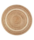 Anji Mountain 4' Round Kerala Sunrise Jute Rug