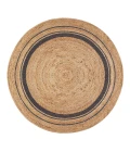 Anji Mountain 4' Round Kerala Mist Jute Rug