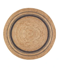 Anji Mountain Anji Mountain 4' Round Kerala Mist Jute Rug