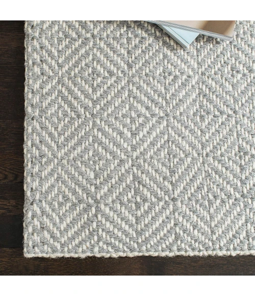 Anji Mountain 2'6" x 8' Inanna Flatweave Neutral Rug