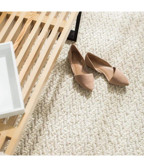 Anji Mountain 8' x 10' Freya White Rug