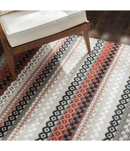 Anji Mountain 8' x 10' Torhild Patterned Flatweave Rug