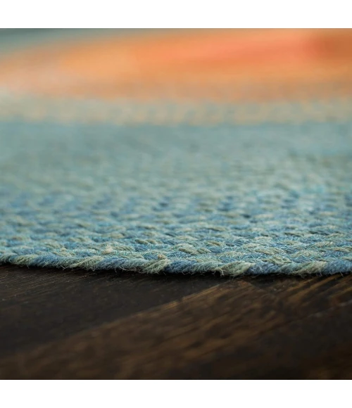 Anji Mountain 8' Round Olwyn Braided Round Rug