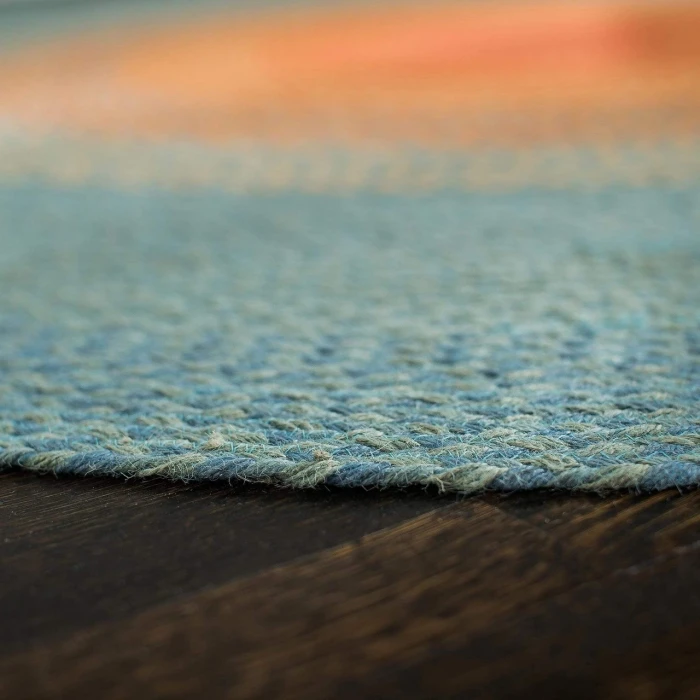 Anji Mountain 4' Round Olwyn Braided Round Rug
