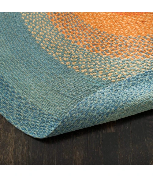 Anji Mountain 8' Round Olwyn Braided Round Rug