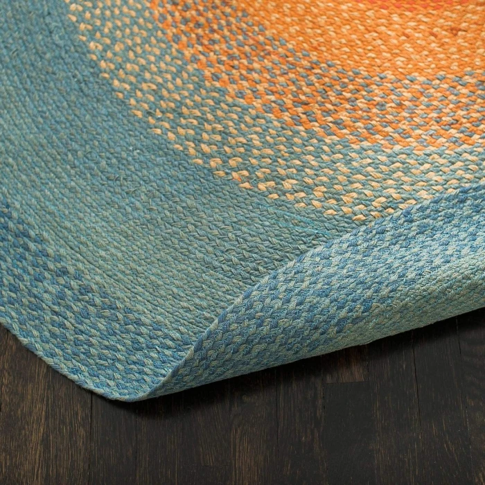 Anji Mountain 4' Round Olwyn Braided Round Rug