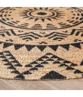 Anji Mountain 6' Round Cortez Tribal Rug
