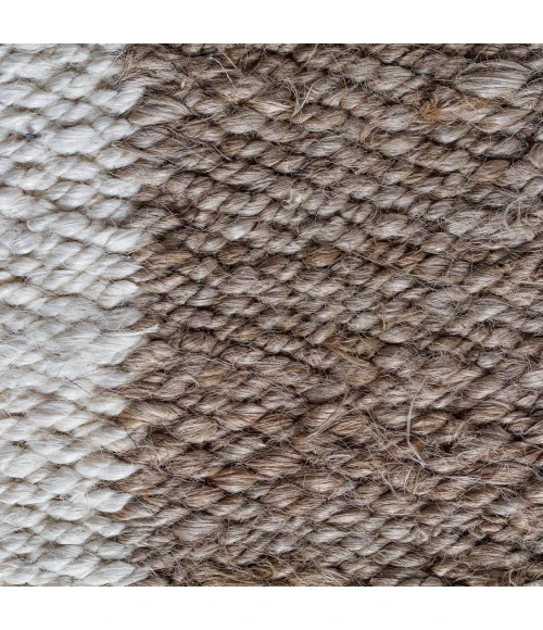 Anji Mountain 8' x 10' Whippoorwill Ivory & Tan Jute Area Rug