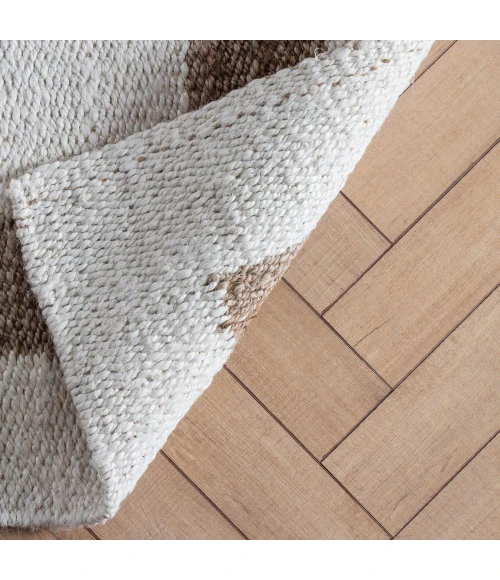 Anji Mountain 8' x 10' Whippoorwill Ivory & Tan Jute Area Rug