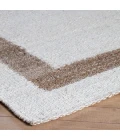 Anji Mountain 8' x 10' Whippoorwill Ivory & Tan Jute Area Rug