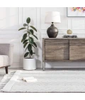 Anji Mountain 8' x 10' Spinneret Ivory & Natural Area Rug