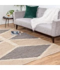Anji Mountain 4' x 6' Mountains of the Moon Natural Gray & Ivory Jute Area Rug