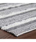 Anji Mountain 5' x 7' Corrina Charcoal Gray/Natural Cotton Rug