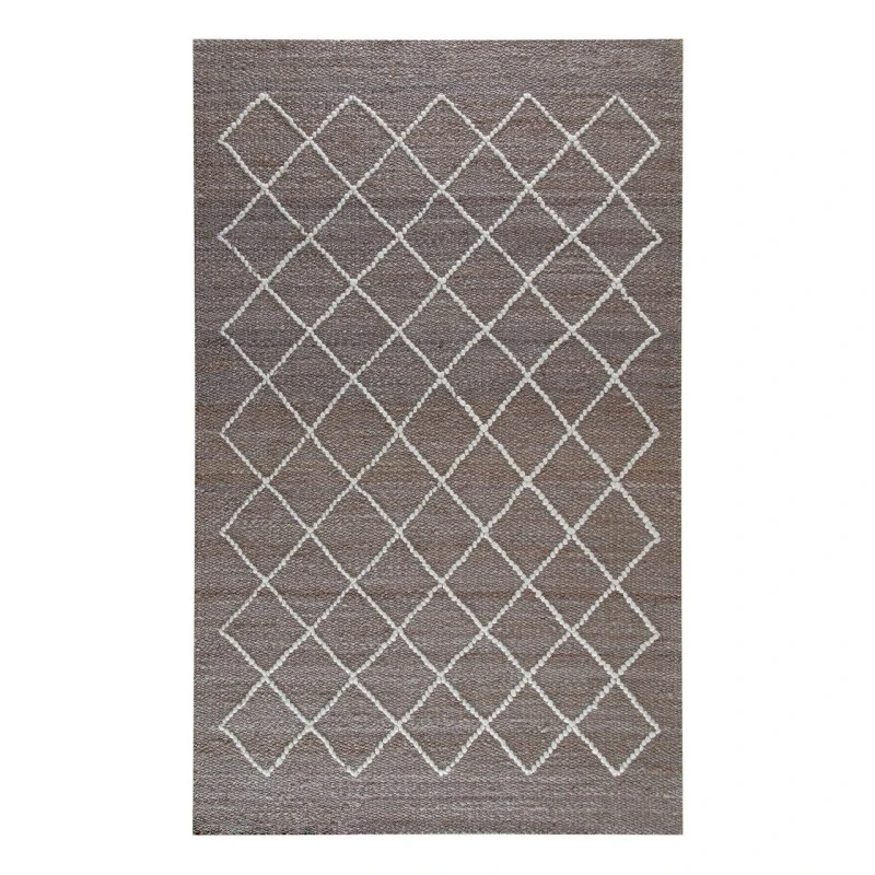 Anji Mountain 8' x 10' Hopscotch Wool Diamonds Rug