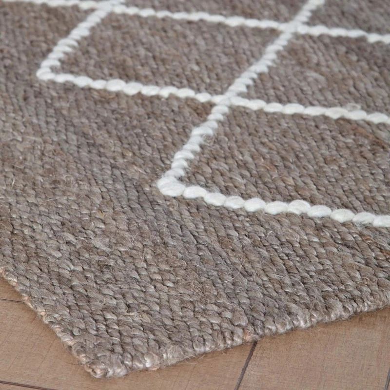 Anji Mountain 8' x 10' Hopscotch Wool Diamonds Rug