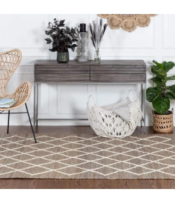 Anji Mountain Anji Mountain 8' x 10' Hopscotch Carpet Weave with Wool Diamonds Rug