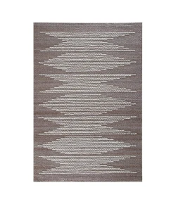 Anji Mountain Anji Mountain 8' x 10' Marconi Carpet Weave Natural with Ivory Wool Pattern Rug