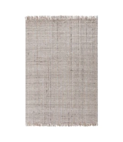 Anji Mountain Anji Mountain 8' x 10' Sallisaw Bleach Jute with Wool Polyester Yarn Rug