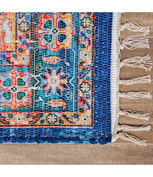 Anji Mountain 4' x 6' Kuba Distressed Rug