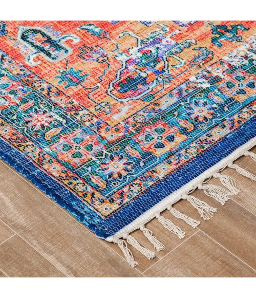 Anji Mountain 4' x 6' Kuba Distressed Rug