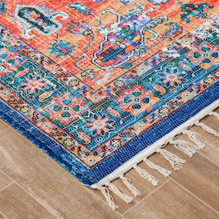 Anji Mountain 4' x 6' Kuba Distressed Rug