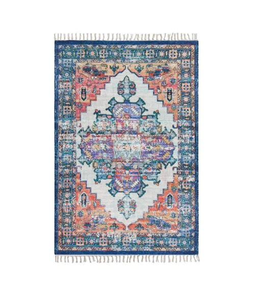 Anji Mountain 4' x 6' Kuba Distressed Rug