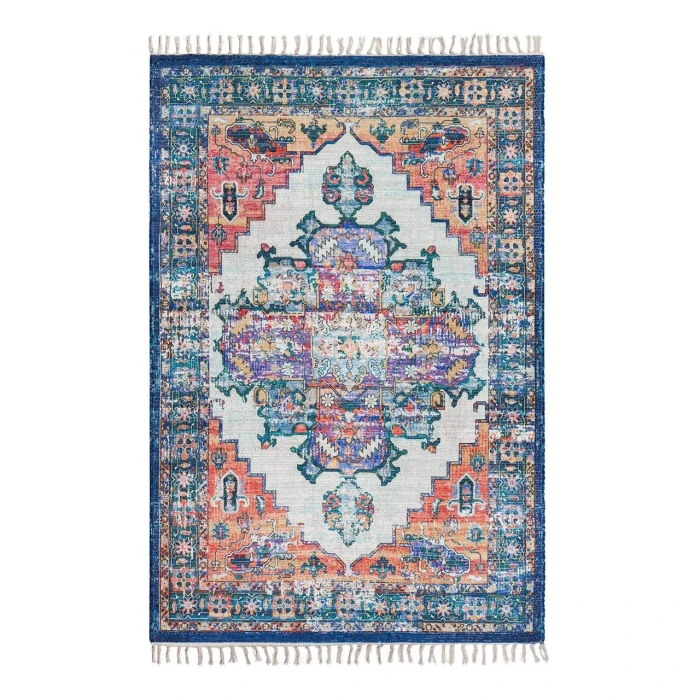 Anji Mountain 4' x 6' Kuba Distressed Rug