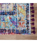 Anji Mountain 5' x 7'6" Tarom Distressed Rug w/ Multi Fringe