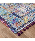 Anji Mountain 5' x 7'6" Tarom Distressed Rug w/ Multi Fringe