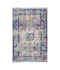 Anji Mountain 5' x 7'6" Tarom Distressed Rug w/ Multi Fringe