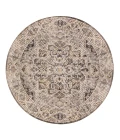 Anji Mountain 4' Round Zagros Distressed Rug
