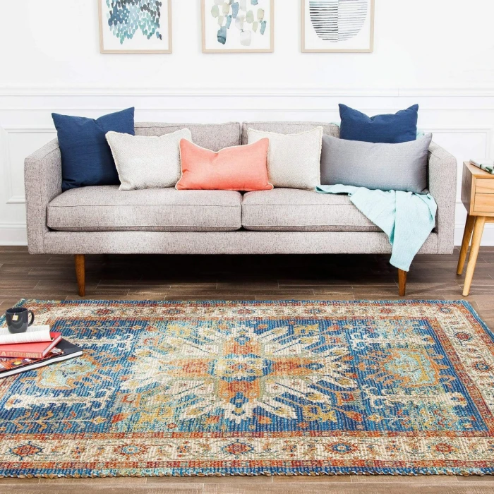 Anji Mountain 4' x 6' Sahand Distressed Rug