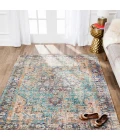 Anji Mountain 6' Round Hazaran Distressed Rug