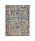 Anji Mountain 6' Round Hazaran Distressed Rug