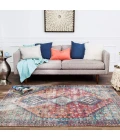 Anji Mountain 8' Round Lenjan Distressed Rug