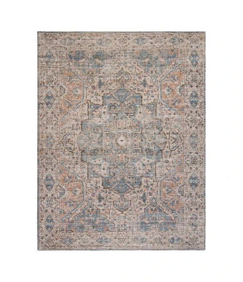 Anji Mountain 4' Round Damavand Distressed Rug