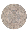 Anji Mountain 4' Round Damavand Distressed Rug
