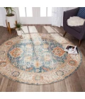 Anji Mountain 5' x 7' Moss-Point Distressed Rug