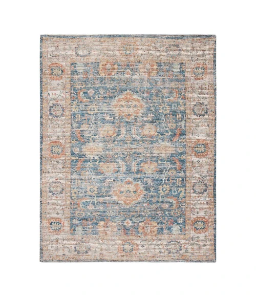 Anji Mountain 5' x 7' Moss-Point Distressed Rug