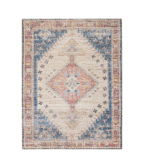 Anji Mountain 8' Round Beso Distressed Rug