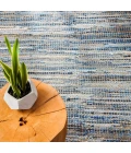 Anji Mountain 2'6" x 8' American Graffiti Denim & Jute Rug