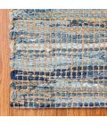 Anji Mountain 2'6" x 8' American Graffiti Denim & Jute Rug