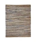 Anji Mountain 2'6" x 8' American Graffiti Denim & Jute Rug