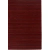 Anji Mountain 48 in. X 72 in. Dark Cherry Standard Bamboo Chair Mat no lip