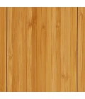 Anji Mountain 55" x 57" Natural Deluxe Bamboo Chair Mat with lip