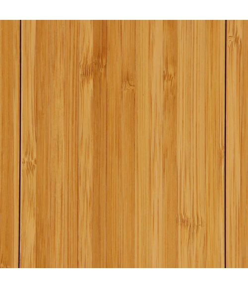 Anji Mountain 55" x 57" Natural Deluxe Bamboo Chair Mat with lip